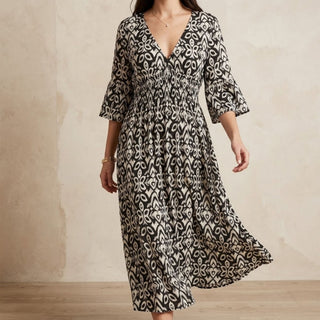 Florale – Robe Longue Élégante et Légère au Style Intemporel