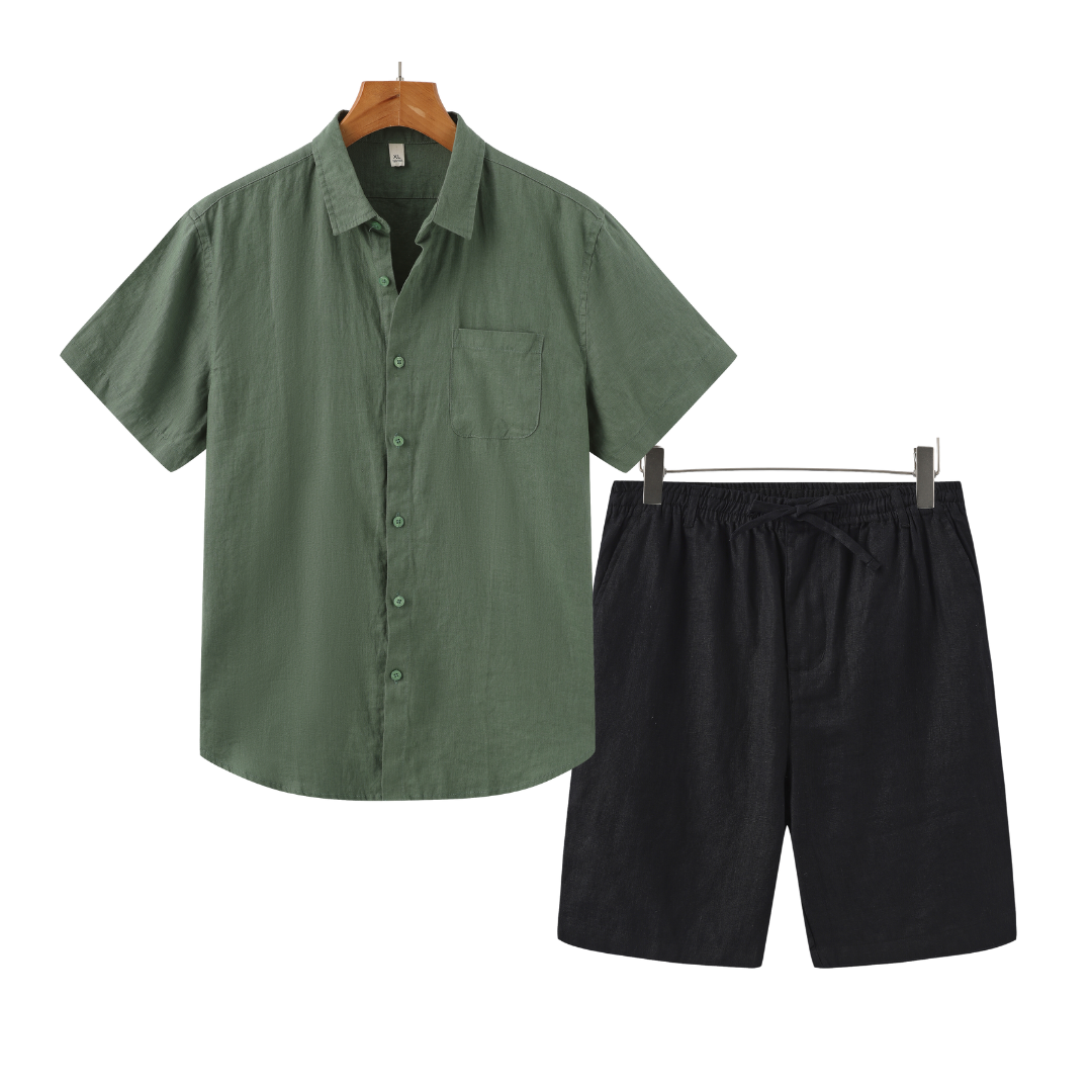 Arnaud | Combo Lin Pantalon Court