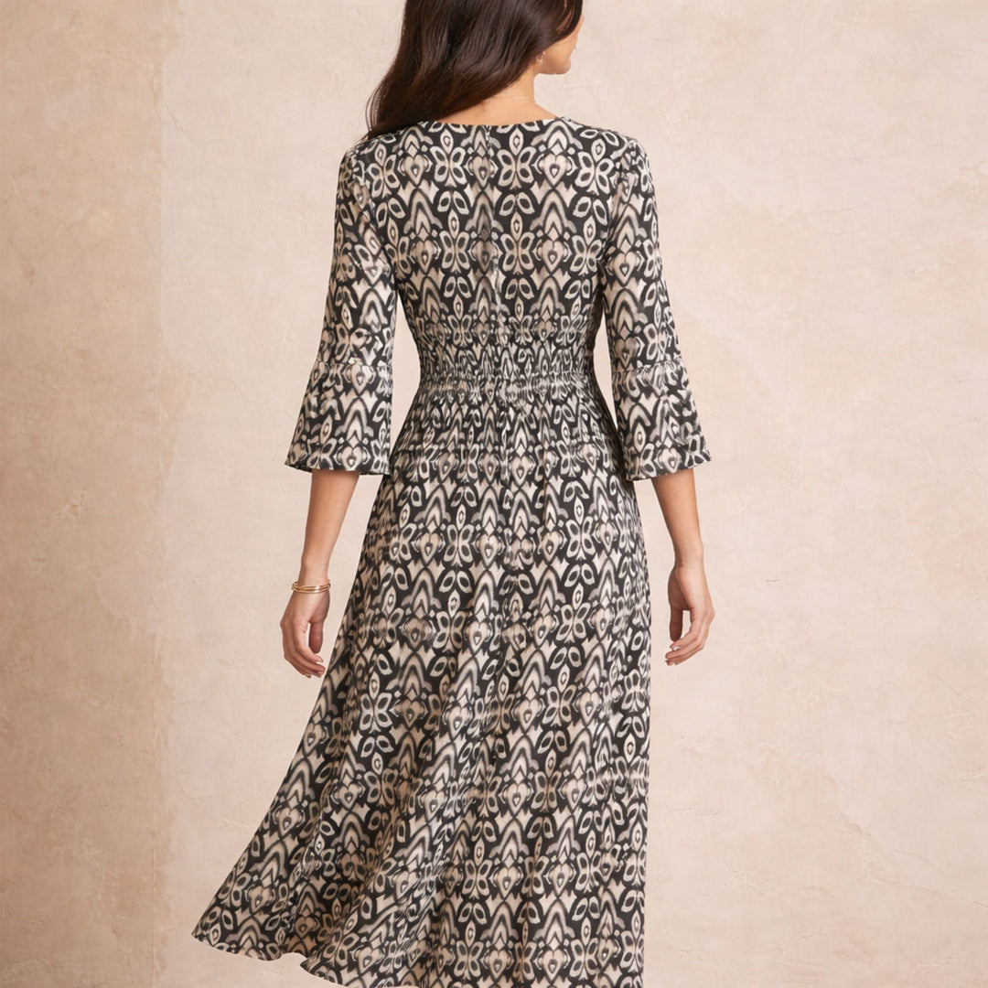 Florale – Robe Longue Élégante et Légère au Style Intemporel