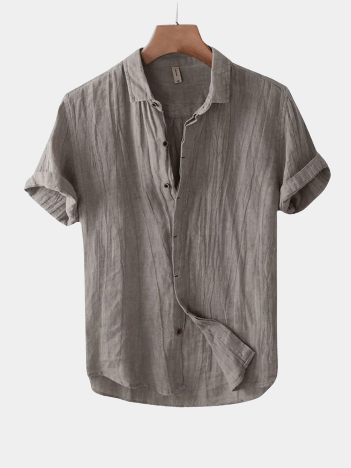 Victor - Chemise d'Été en Lin de Luxe