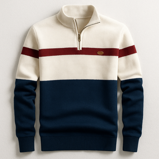 Baptiste | Pull homme avec zip au col