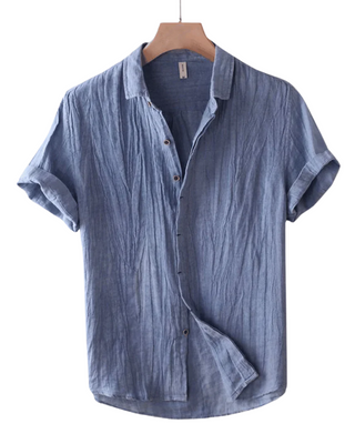 Victor - Chemise d'Été en Lin de Luxe