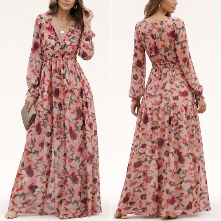 Liva – Robe fleurie intemporelle à coupe flatteuse 🌸