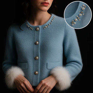 Cardigan Eleanor | L'Élégance Festivale et la Douceur Ultime