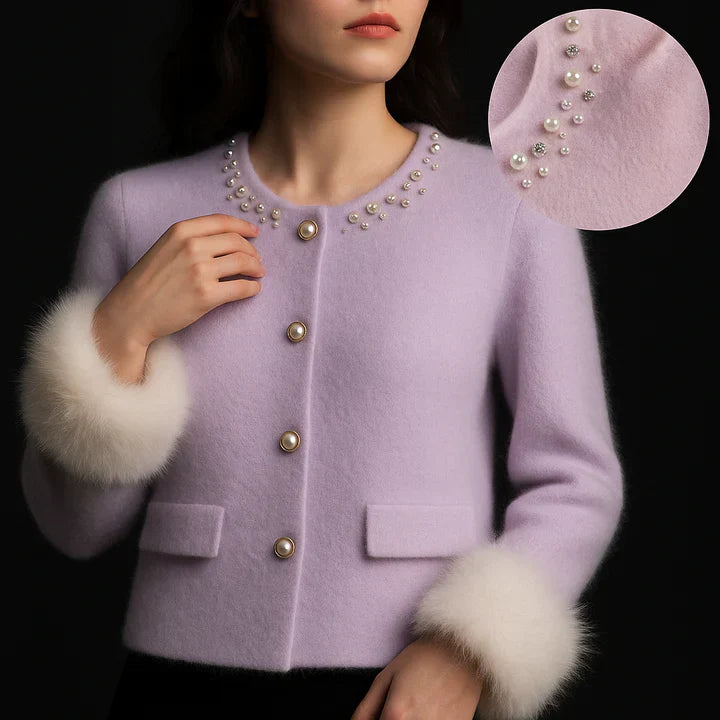 Cardigan Eleanor | L'Élégance Festivale et la Douceur Ultime