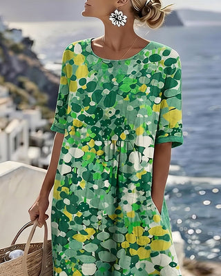 Rosalie | Robe midi florale légère et fluide