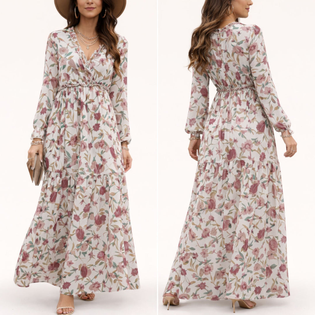Liva – Robe fleurie intemporelle à coupe flatteuse 🌸