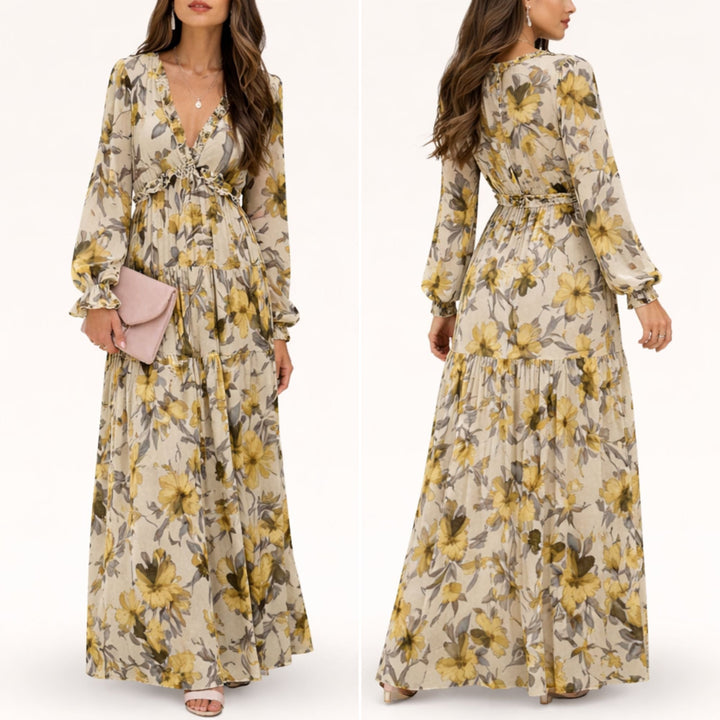Liva – Robe fleurie intemporelle à coupe flatteuse 🌸