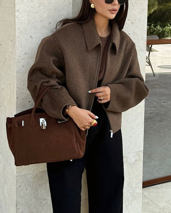 Samira | Veste rétro coupe ample