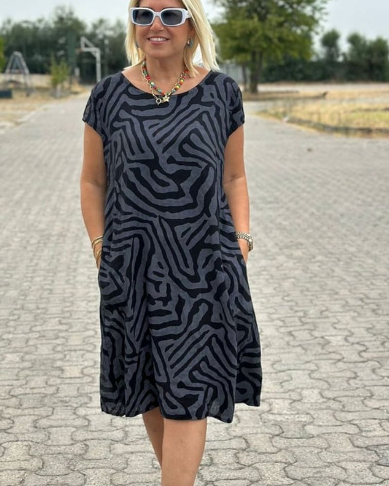 Elise | robe d'été à col rond