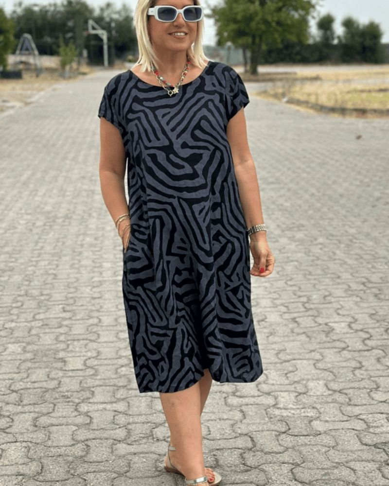 Elise | robe d'été à col rond