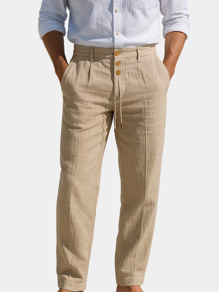 Théo | PANTALON D'ÉTÉ EN LIN LÉGER