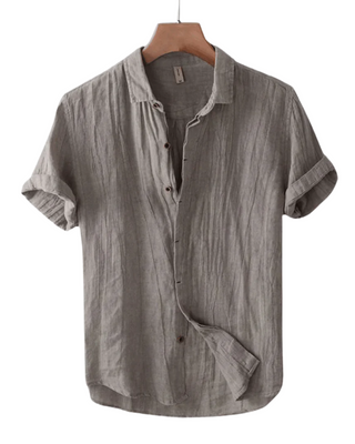 Victor - Chemise d'Été en Lin de Luxe