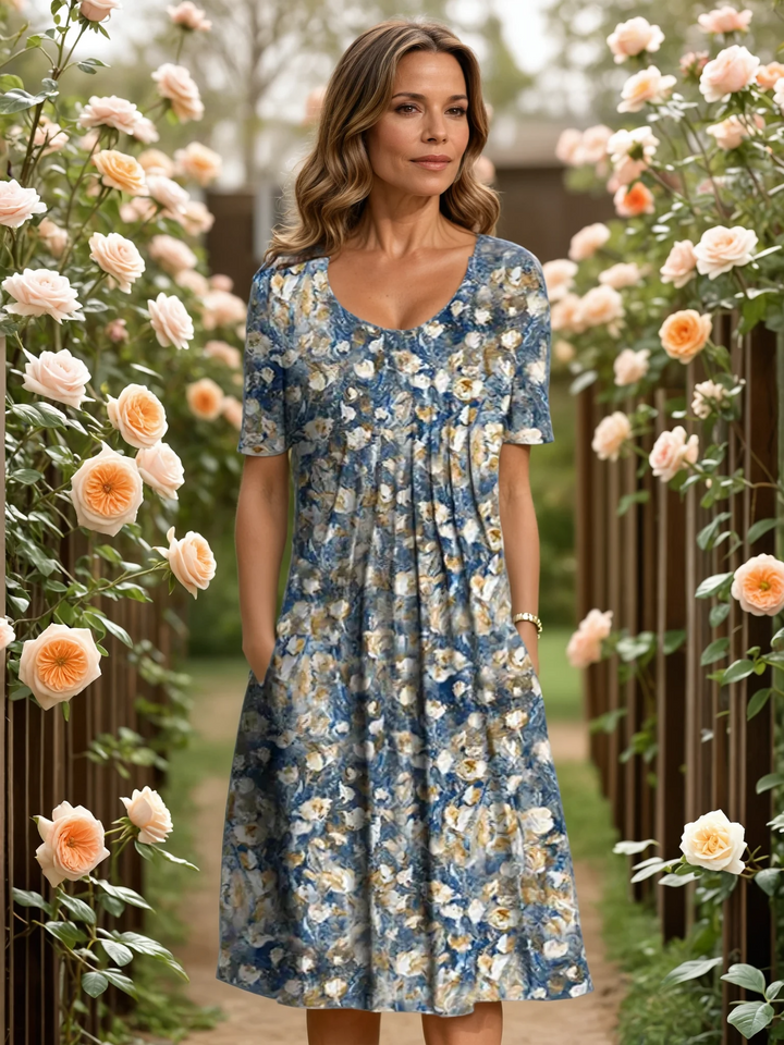 MARIANNE | ROBE ÉLÉGANTE AVEC COUVERTURE DU VENTRE
