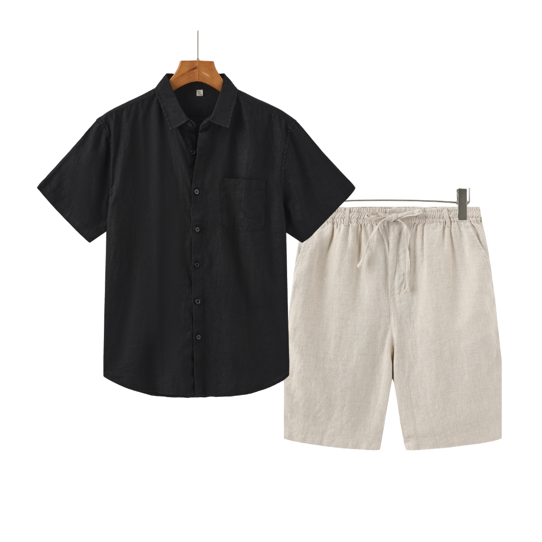 Arnaud | Combo Lin Pantalon Court