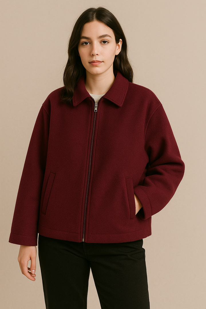Samira | Veste rétro coupe ample