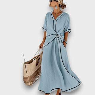 Christiane - Robe d'été rayée