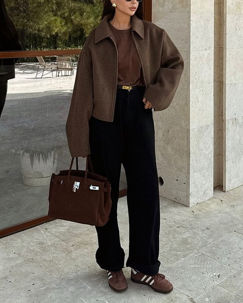 Samira | Veste rétro coupe ample