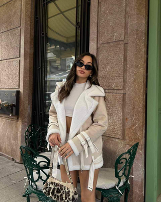 Elsa | Manteau en fausse fourrure