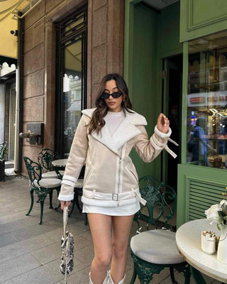 Elsa | Manteau en fausse fourrure