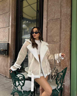 Elsa | Manteau en fausse fourrure