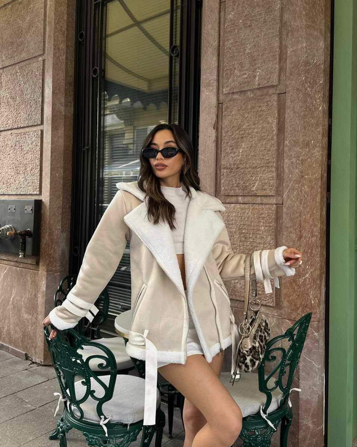 Elsa | Manteau en fausse fourrure