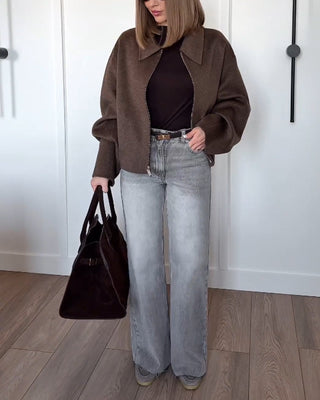 Samira | Veste rétro coupe ample