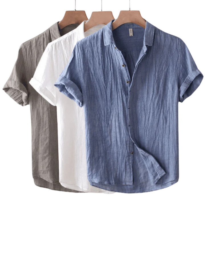 Victor - Chemise d'Été en Lin de Luxe