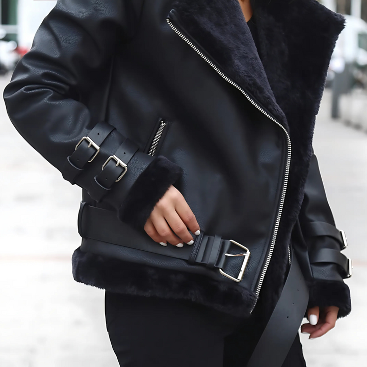 Elsa | Manteau en fausse fourrure