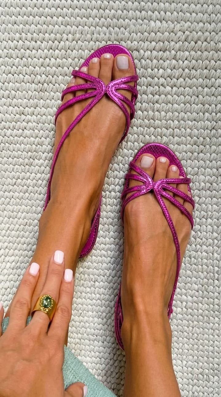 Emma | Sandales Dorées Élégance Estivale