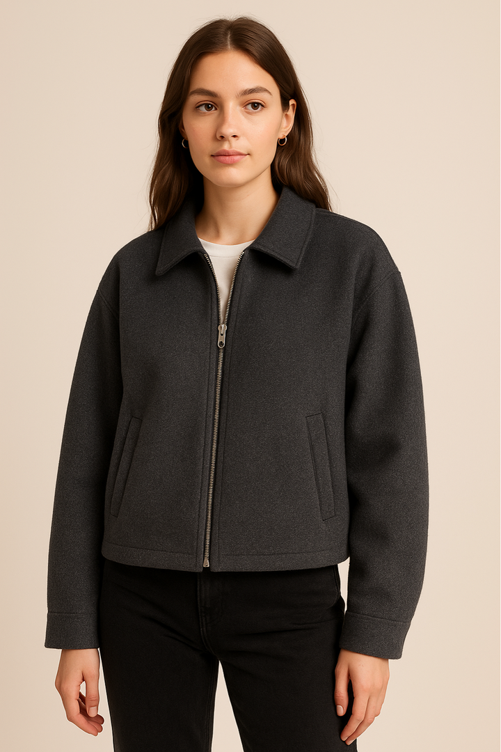 Samira | Veste rétro coupe ample
