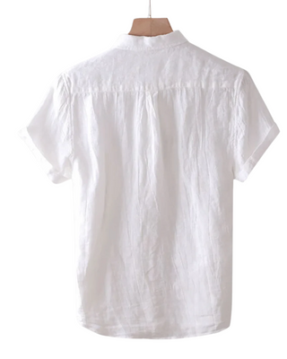 Victor - Chemise d'Été en Lin de Luxe