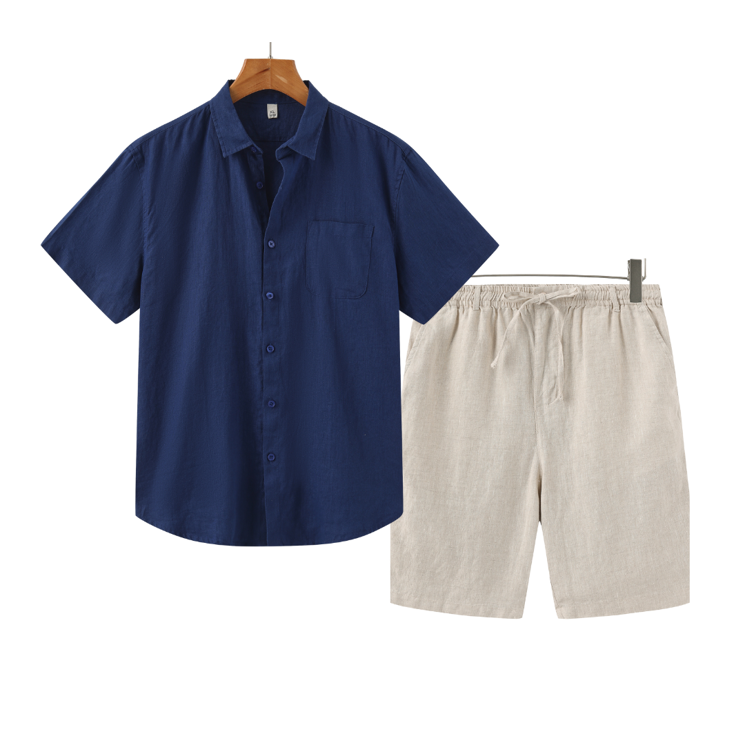 Arnaud | Combo Lin Pantalon Court