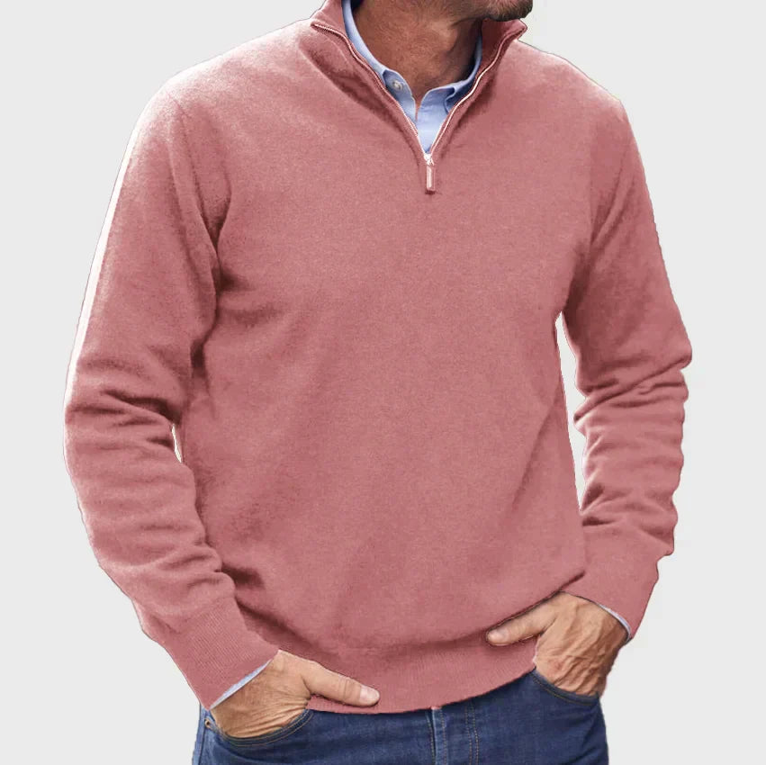 Julien | Pull avec zip pour homme