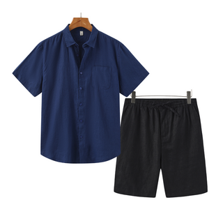 Arnaud | Combo Lin Pantalon Court