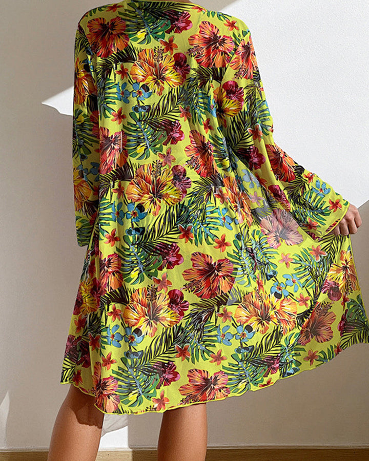 Summer Crush | Bikini avec jupe à fleurs