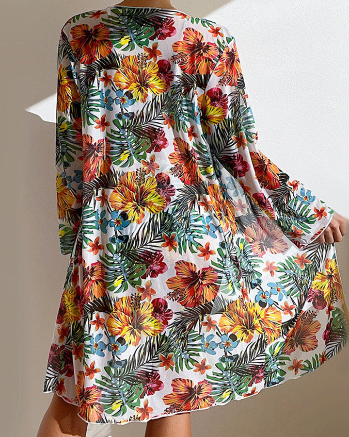 Summer Crush | Bikini avec jupe à fleurs