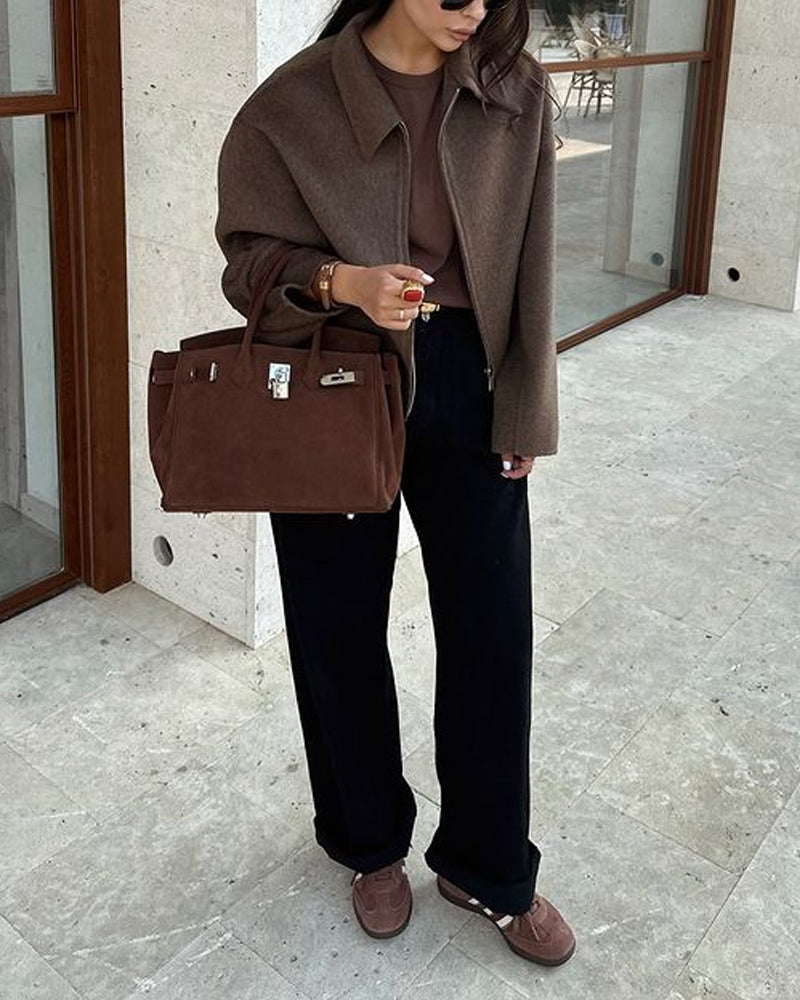 Samira | Veste rétro coupe ample