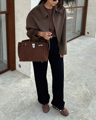 Samira | Veste rétro coupe ample