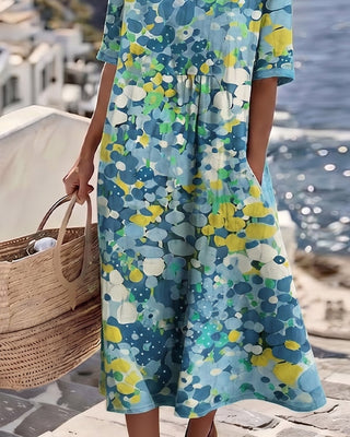 Rosalie | Robe midi florale légère et fluide