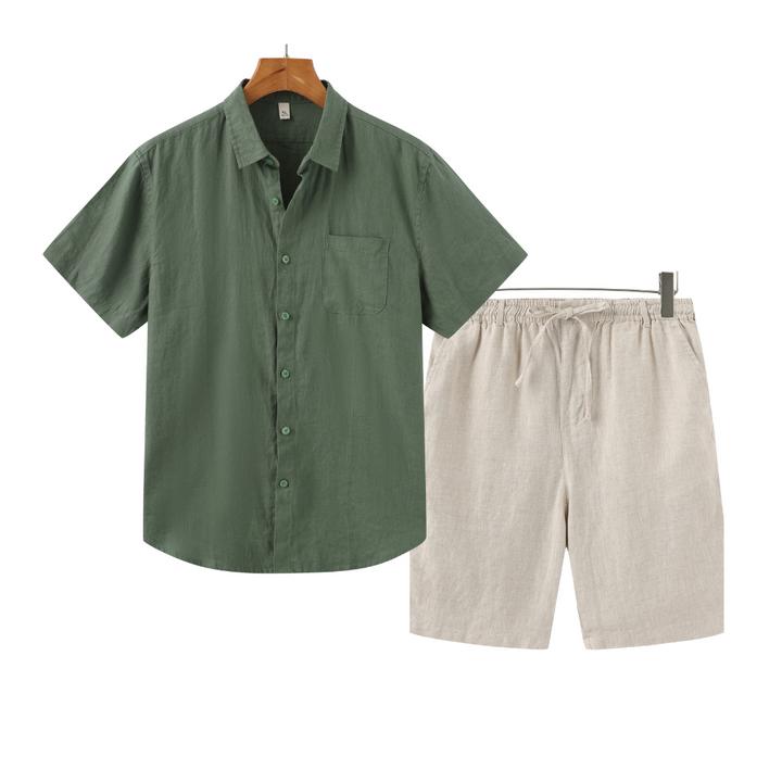 Arnaud | Combo Lin Pantalon Court