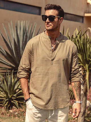 Bastien | Chemise en coton lin pour homme