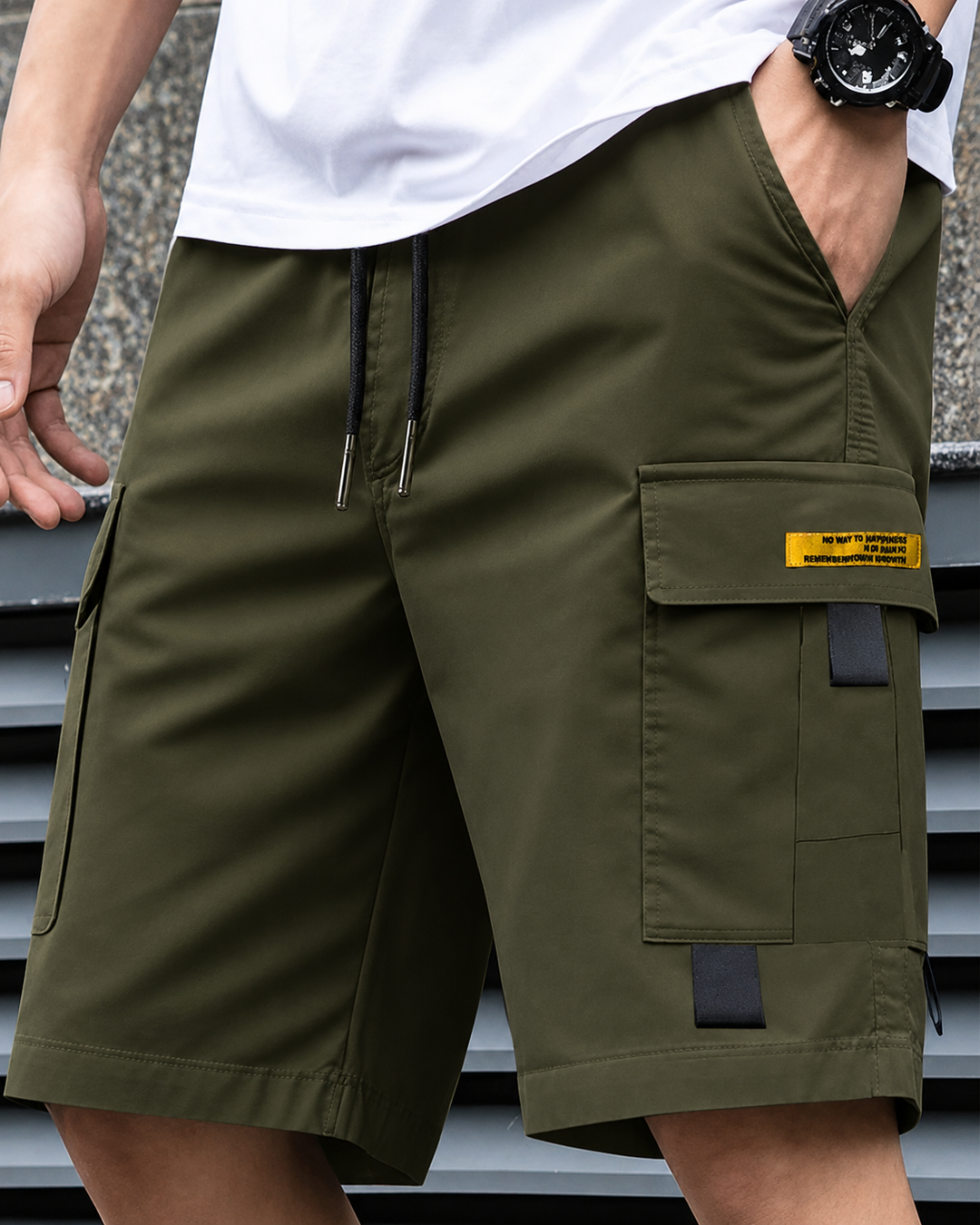 César | Short Cargo Décontracté pour Homme