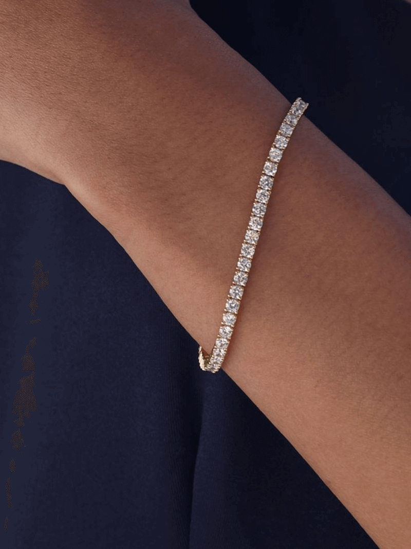 Bracelet Rivière plaqué or