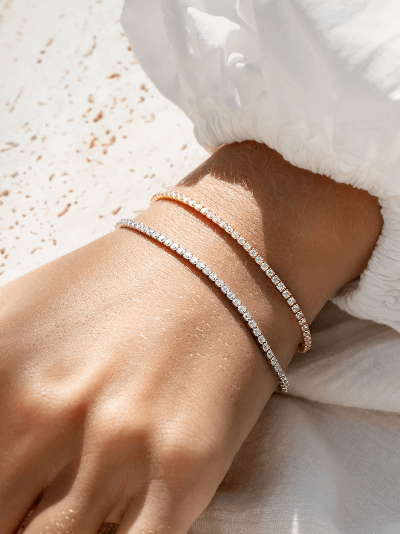 Bracelet Rivière plaqué or