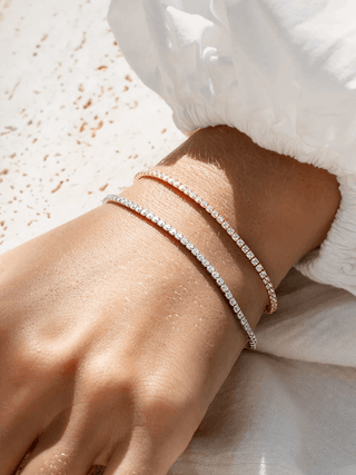 Bracelet Rivière plaqué or
