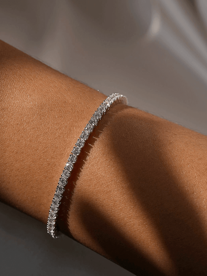 Bracelet Rivière plaqué or
