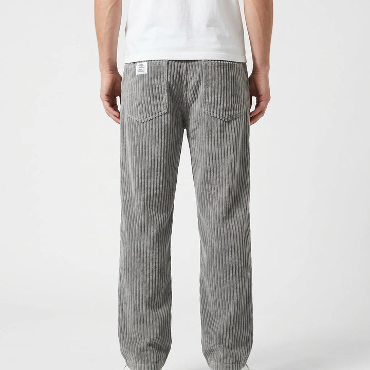 Sébastien | Pantalon en Velours Côtelé à Taille Élastique