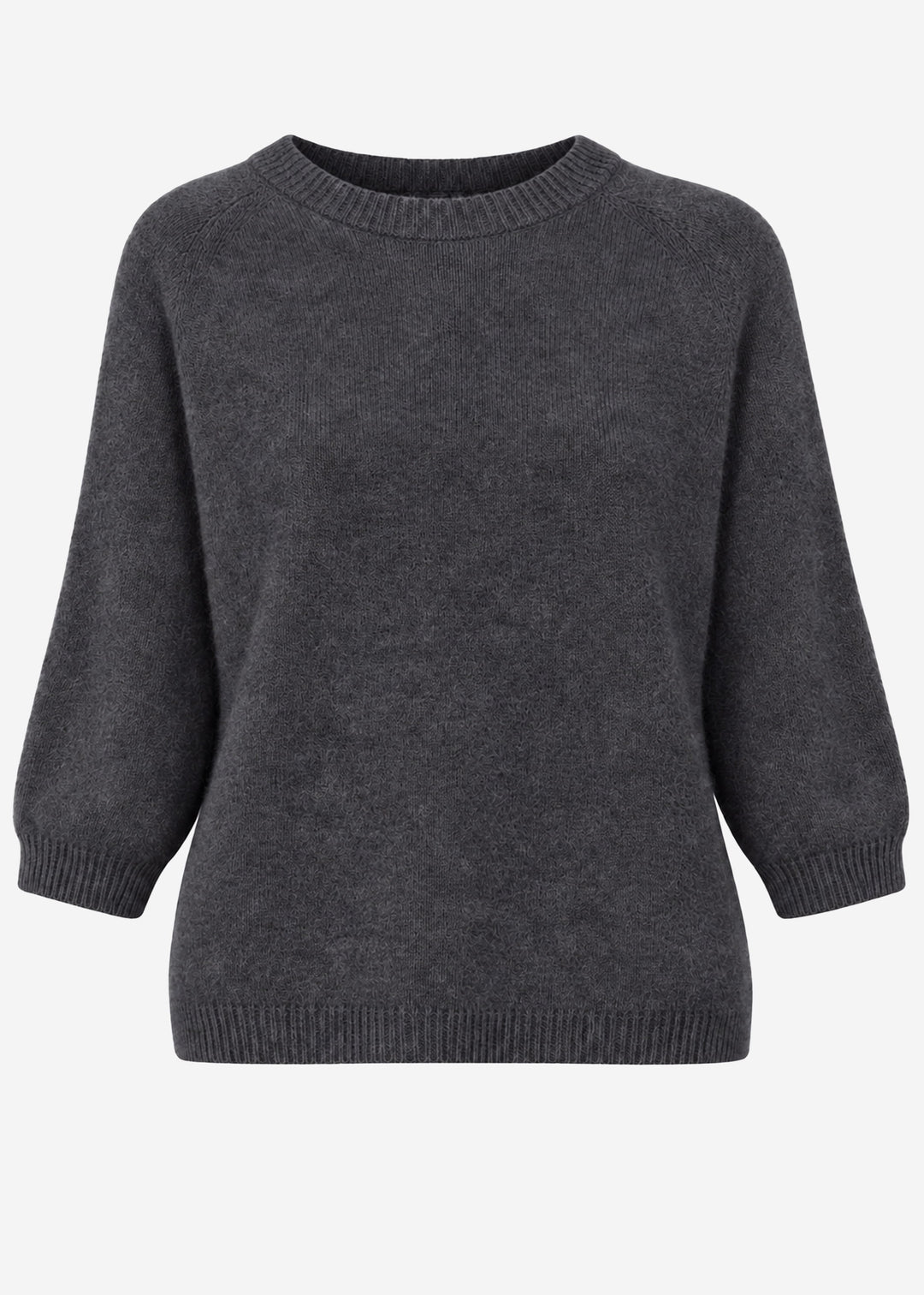 Haut en maille mélangée alpaga — gris