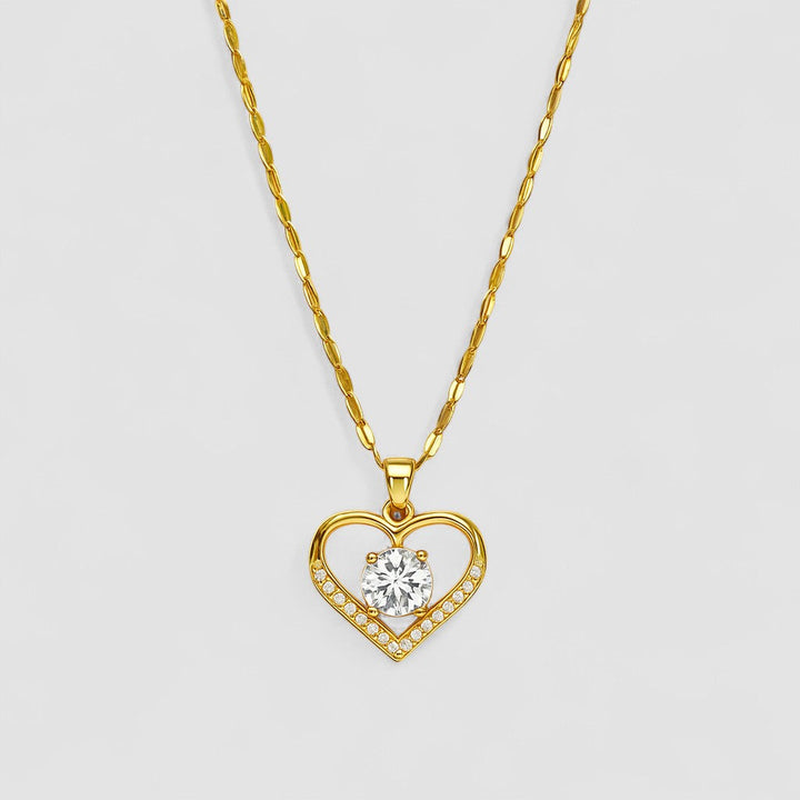 Amélia | Parure collier et bague plaquée or